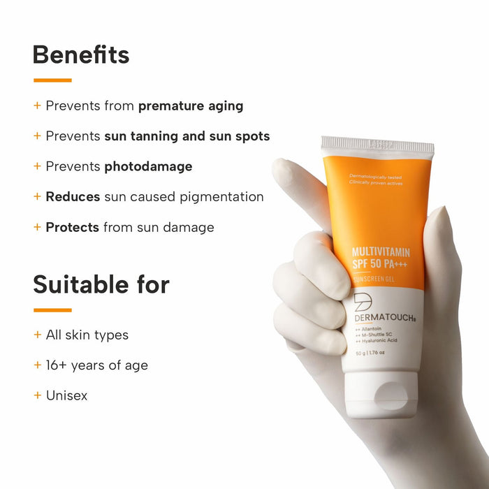 Multivitamin SPF 50 PA+++ Sunscreen Gel Value Pack