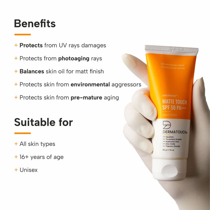 Undamage Matte Touch Sunscreen SPF 50 PA+++