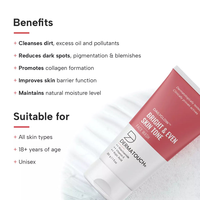 Dailyglow Bright & Even Skin Tone Face Wash PO4
