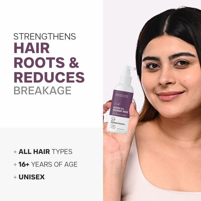 Actives 2% Rosemary Water Spray for Hair Growth PO3