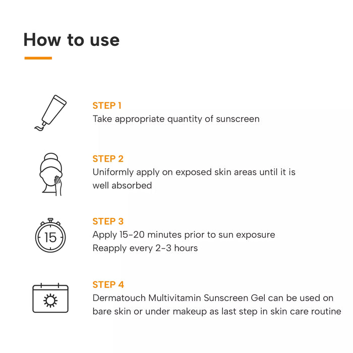 Multivitamin SPF 50 PA+++ Sunscreen Gel Value Pack